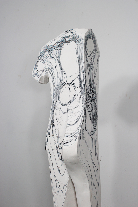 hugh hayden sculpture fossil fashion woman american apparel